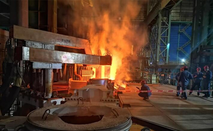 熱烈祝賀我司承建50萬(wàn)噸HX/LF/VD特鋼線熱調(diào)一次性成功